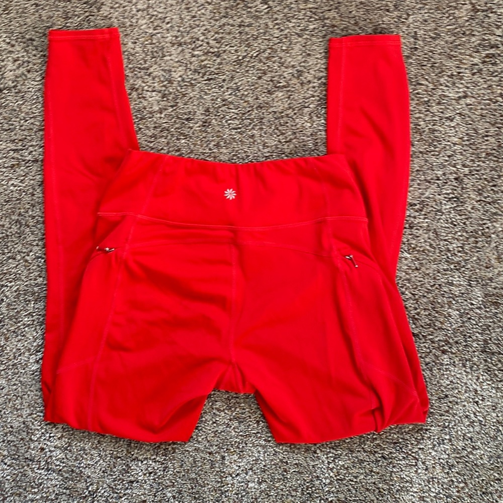 Athleta Red leggings